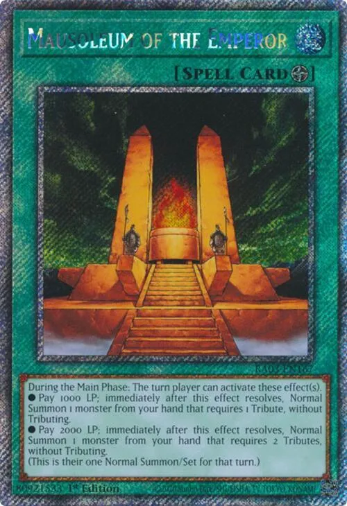 Mausoleum of the Emperor - Platinum Secret Rare
