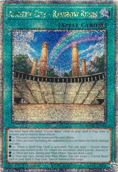 Ancient City - Rainbow Ruins - Quarter Century Secret Rare