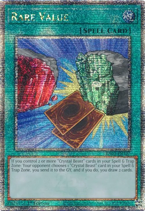Rare Value - Quarter Century Secret Rare