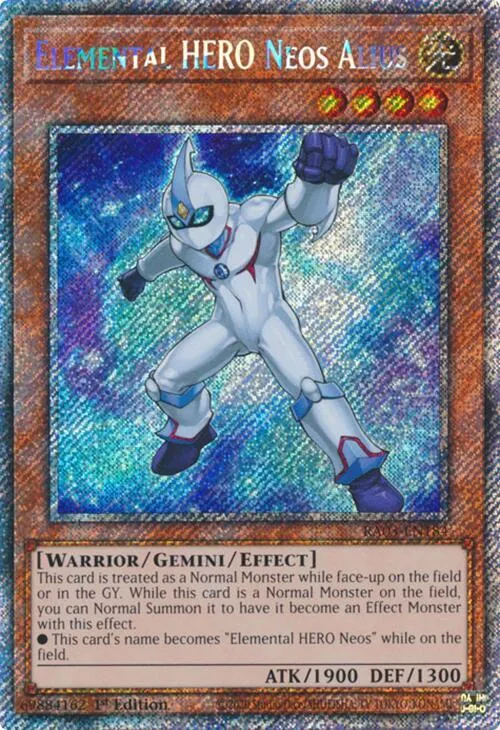 Elemental HERO Neos Alius - Platinum Secret Rare