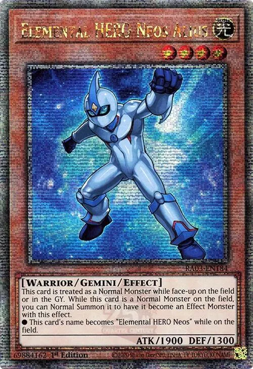 Elemental HERO Neos Alius - Quarter Century Secret Rare