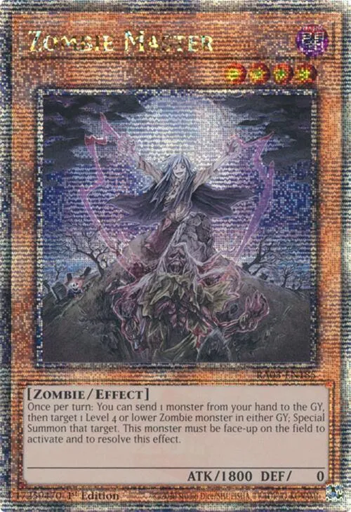 Zombie Master - Quarter Century Secret Rare