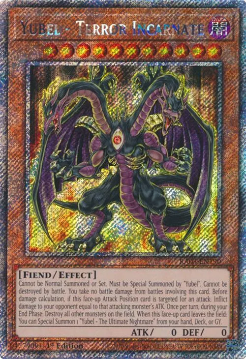 Yubel - Terror Incarnate - Platinum Secret Rare