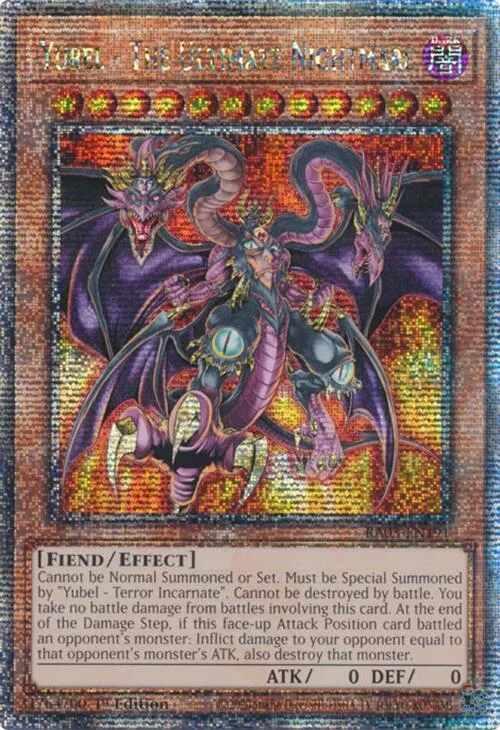 Yubel - The Ultimate Nightmare - Quarter Century Secret Rare
