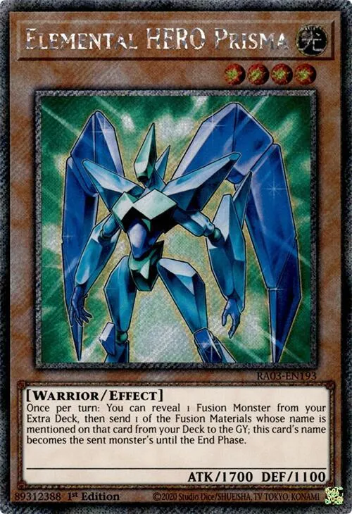 Elemental HERO Prisma - Platinum Secret Rare