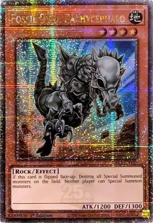 Fossil Dyna Pachycephalo - Quarter Century Secret Rare