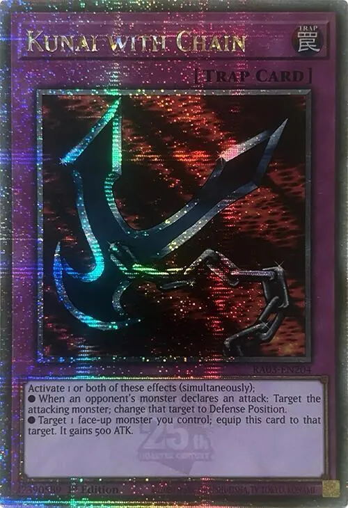 Kunai with Chain - Quarter Century Secret Rare