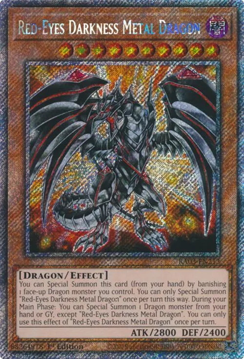 Red-Eyes Darkness Metal Dragon - Platinum Secret Rare
