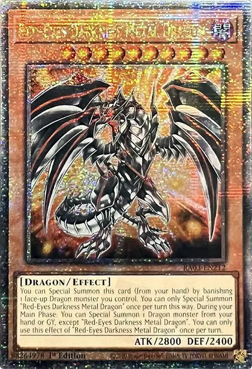 Red-Eyes Darkness Metal Dragon - Quarter Century Secret Rare