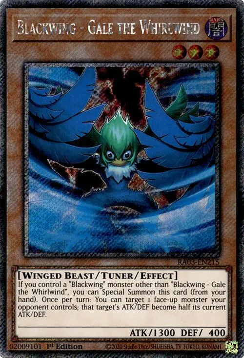 Blackwing - Gale the Whirlwind - Platinum Secret Rare
