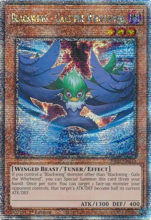 Blackwing - Gale the Whirlwind - Quarter Century Secret Rare