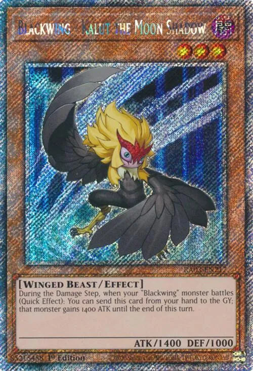 Blackwing - Kalut the Moon Shadow - Platinum Secret Rare