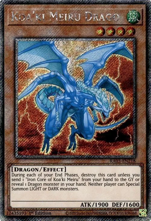 Koa'ki Meiru Drago - Platinum Secret Rare