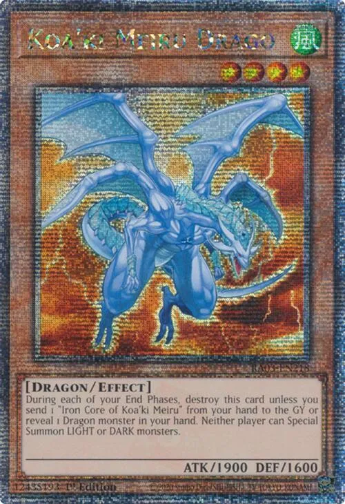 Koa'ki Meiru Drago - Quarter Century Secret Rare