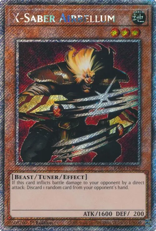 X-Saber Airbellum - Platinum Secret Rare
