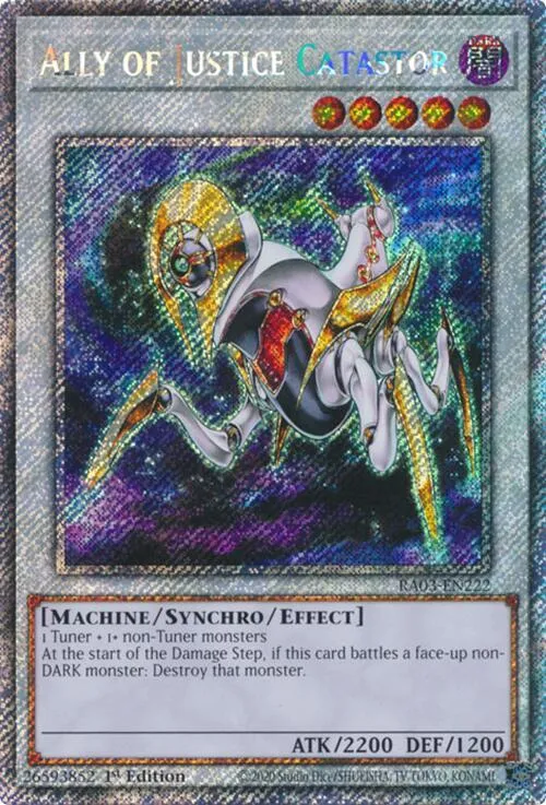 Ally of Justice Catastor - Platinum Secret Rare