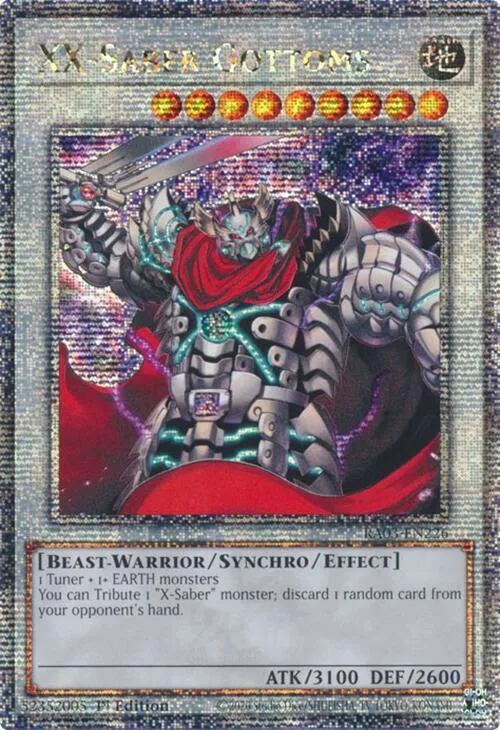XX-Saber Gottoms - Quarter Century Secret Rare