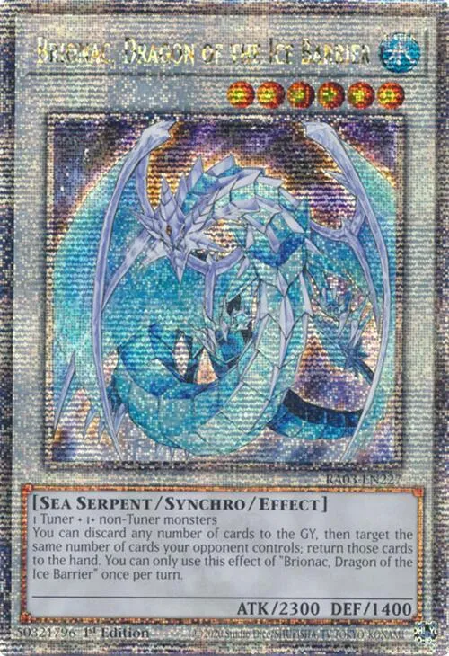 Brionac, Dragon of the Ice Barrier - Quarter Century Secret Rare