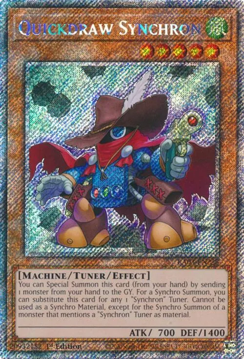 Quickdraw Synchron - Platinum Secret Rare