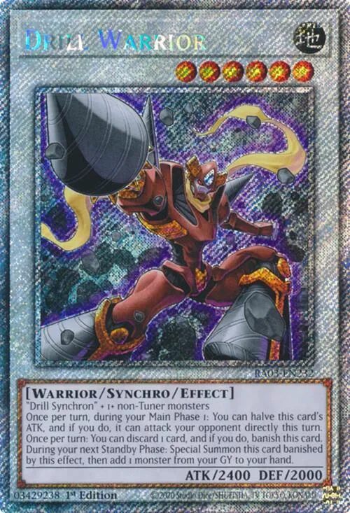 Drill Warrior - Platinum Secret Rare