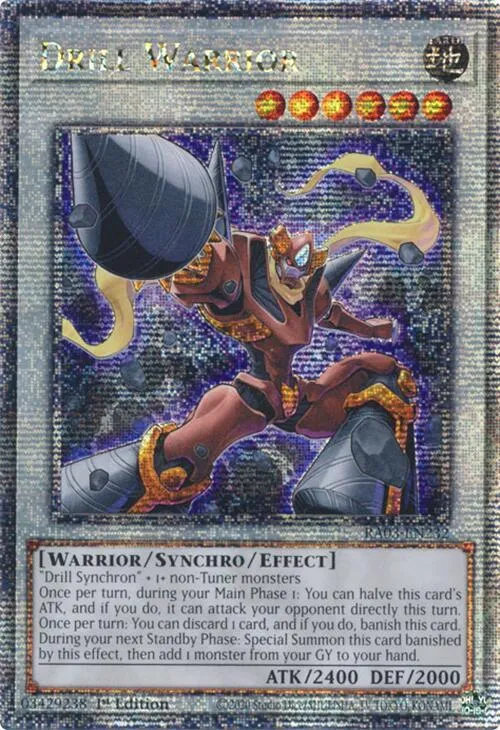 Drill Warrior - Quarter Century Secret Rare