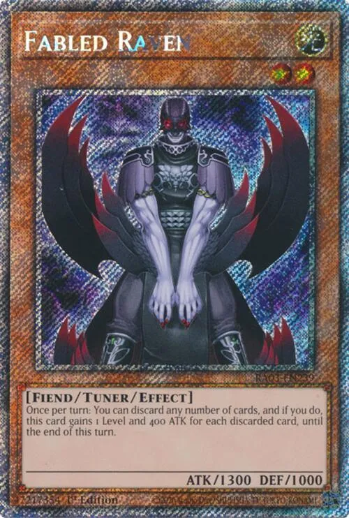 Fabled Raven - Platinum Secret Rare