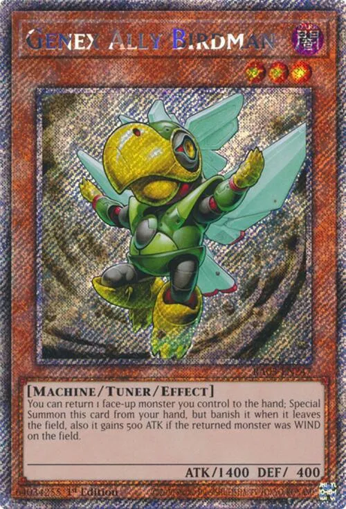 Genex Ally Birdman - Platinum Secret Rare