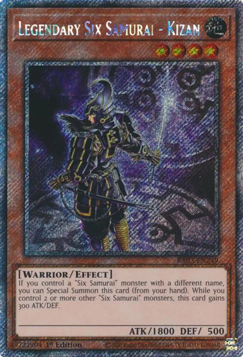 Legendary Six Samurai - Kizan - Platinum Secret Rare