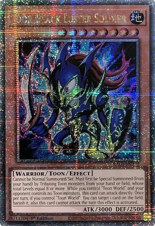 Toon Black Luster Soldier - Quarter Century Secret Rare