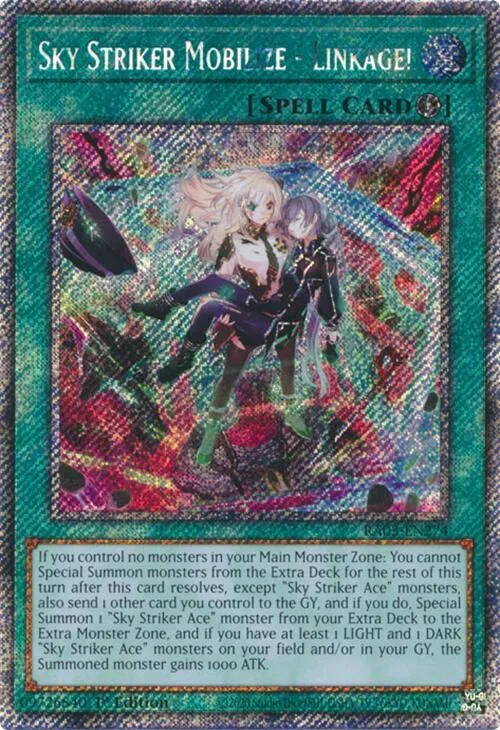 Sky Striker Mobilize - Linkage! - Platinum Secret Rare