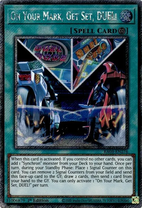 On Your Mark, Get Set, DUEL! - Platinum Secret Rare