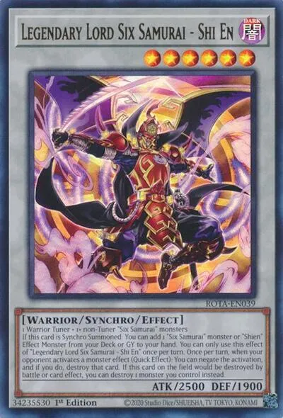 Legendary Lord Six Samurai - Shi En - 1st Edition