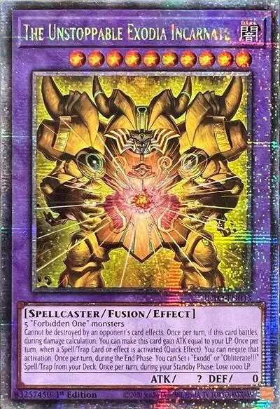 The Unstoppable Exodia Incarnate - Quarter Century Secret Rare