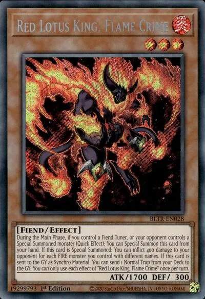 Red Lotus King, Flame Crime - 1st Edition