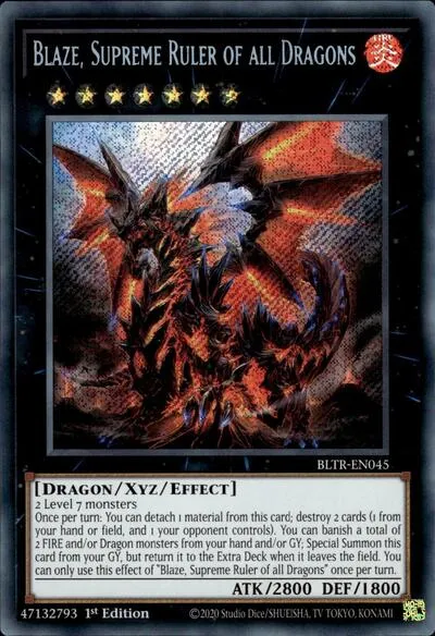 Blaze, Supreme Ruler of all Dragons - 1st Edition