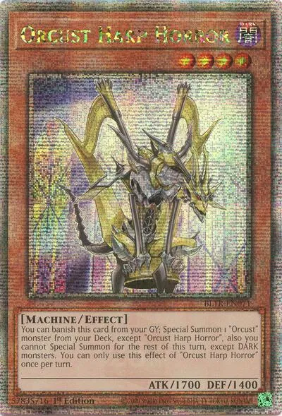 Orcust Harp Horror - Quarter Century Secret Rare