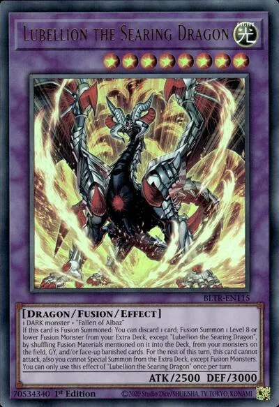 Lubellion the Searing Dragon - 1st Edition