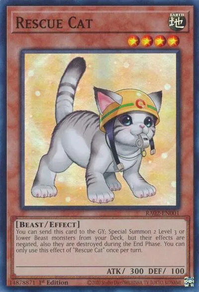 Rescue Cat - Alternate Art