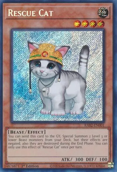 Rescue Cat - Secret Rare