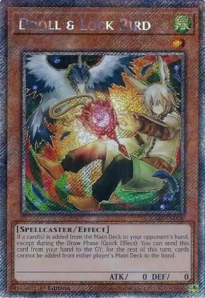 Droll & Lock Bird - Alternate Art Platinum Secret 