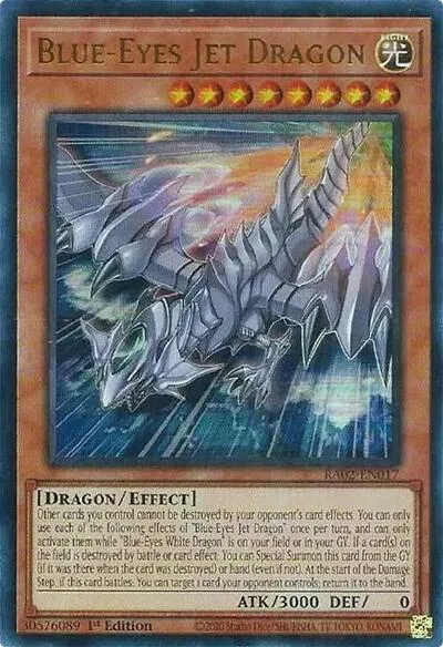 Blue-Eyes Jet Dragon - Ur