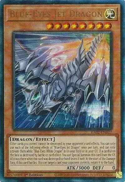 Blue-Eyes Jet Dragon - Pur