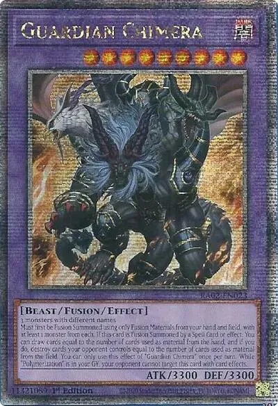 Guardian Chimera - Quarter Century Secret Rare