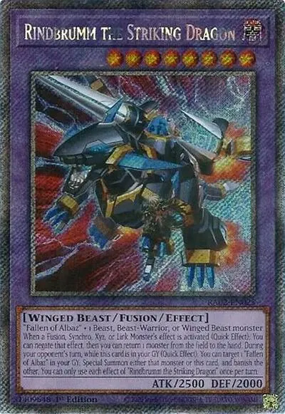 Rindbrumm the Striking Dragon - Platinum Secret Rare