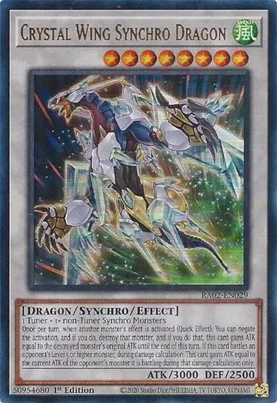 Crystal Wing Synchro Dragon - Ur