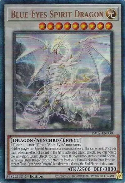 Blue-Eyes Spirit Dragon - Pur