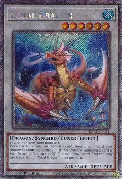 Coral Dragon - Platinum Secret Rare