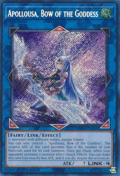 Apollousa, Bow of the Goddess - Secret Rare