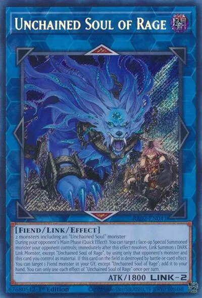Unchained Soul of Rage - Secret Rare
