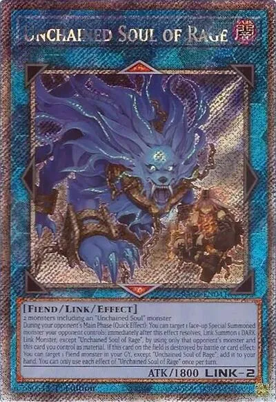 Unchained Soul of Rage - Platinum Secret Rare